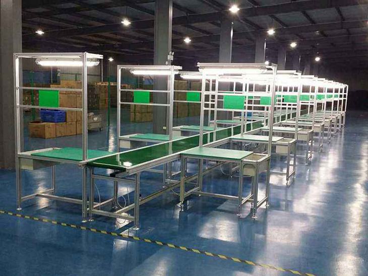 皮帶輸送生產(chǎn)線